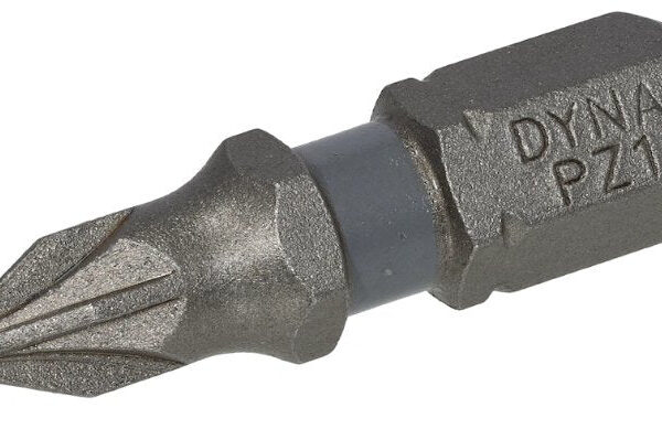 DYNAPLUS SCHROEFBIT 25MM PZ-1 GRIJS 10 stuks - Bladi