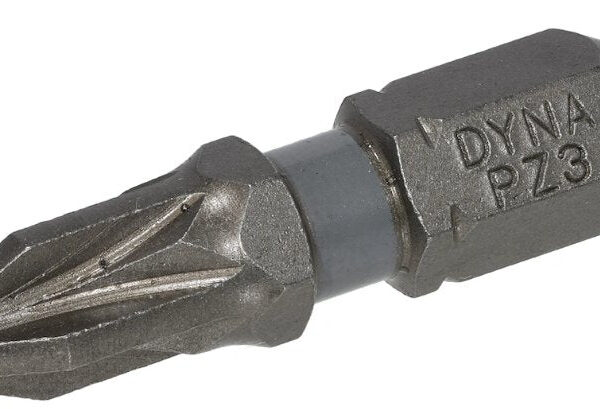 DYNAPLUS SCHROEFBIT 25MM PZ-3 GRIJS 10 stuks - Bladi