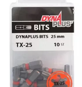 DYNAPLUS SCHROEFBIT 25MM TX-25 ORANJE - Bladi