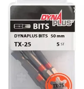 DYNAPLUS SCHROEFBIT 50MM TX-25 ORANJE - Bladi
