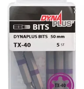 DYNAPLUS SCHROEFBIT 50MM TX-40 PAARS - Bladi