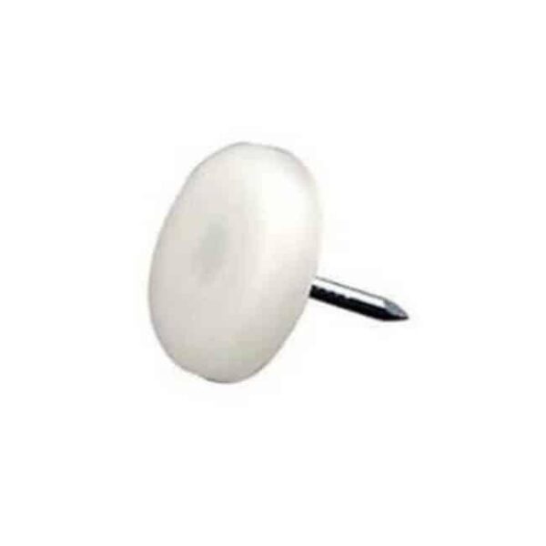 Glijnagel, kunststof wit diameter 25 mm per 4 stuks - Bladi
