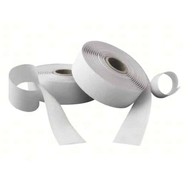 Klittenband, wit haak en lus 20 mm x 10 m - Bladi