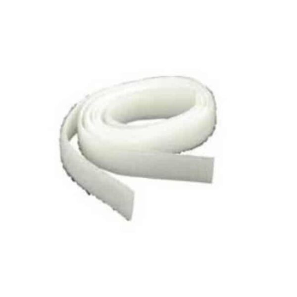 Klittenband, wit haak en lus 20 mm x 1 m - Bladi