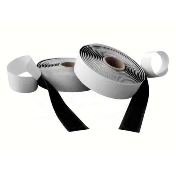 Klittenband, zwart haak en lus 20 mm x 10 m - Bladi