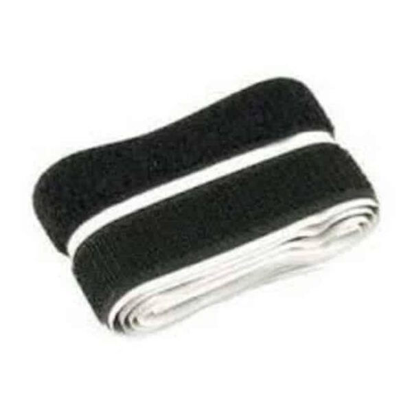 Klittenband, zwart haak en lus 20 mm x 1 m - Bladi