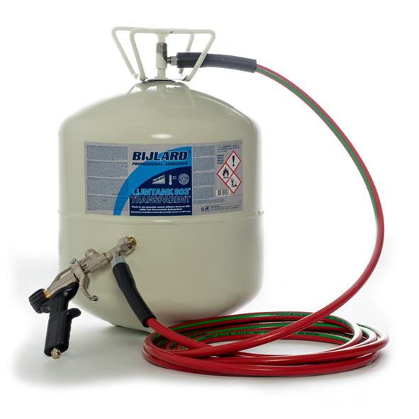 Lijmtank / contactlijm drukvat  Transparant 19 ltr