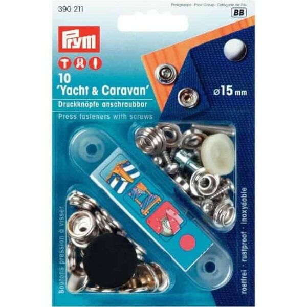 Prym naaivrije drukknopen 15mm - Bladi