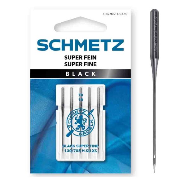 Schmetz Black Super Fine 5 naalden 70-10 - Bladi