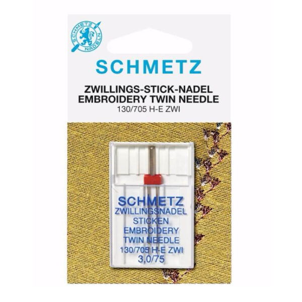 Schmetz Borduren tweeling 1 naald 3.0-75 - Bladi