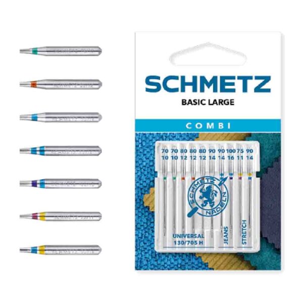 Schmetz Combi Basic Large 10 naalden 60-90 - Bladi