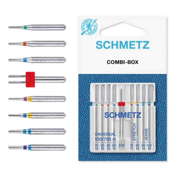 Schmetz Combi Basic Twin box 9 naalden - Bladi