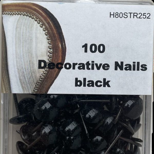 Siernagels 100 stuks - zwart - Bladi
