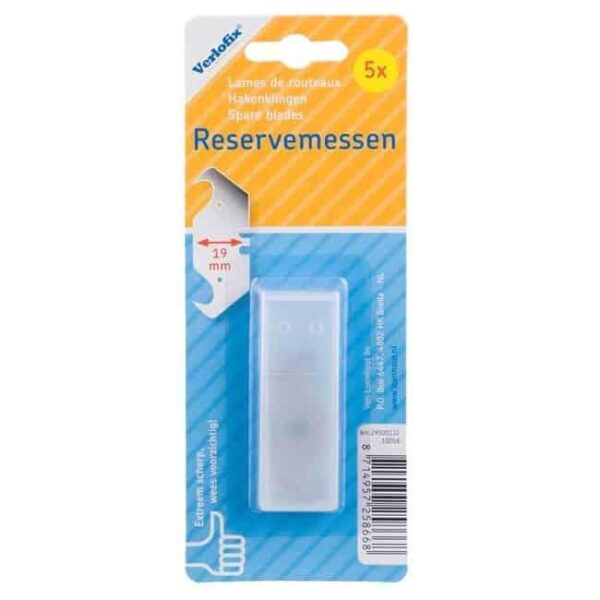 uitschuifmes navulling haaks 19 mm - Bladi